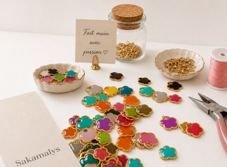 Boucles d'Oreilles Antheïa charm fleur antheÏa vendu seul